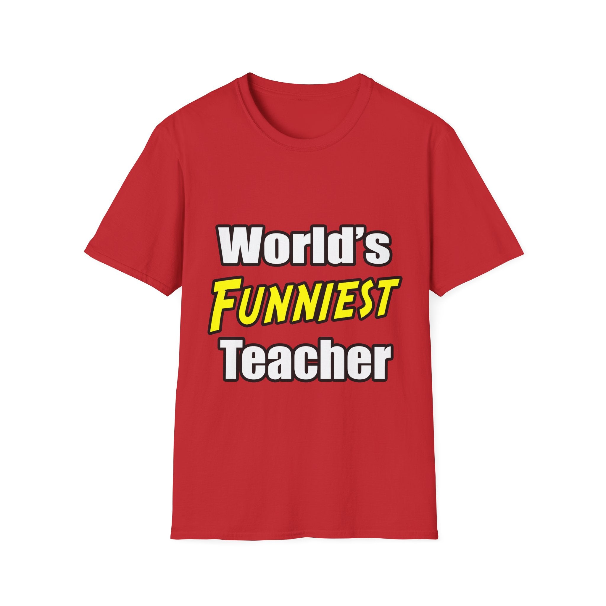 World's Funniest Teacher - Unisex Softstyle T-Shirt