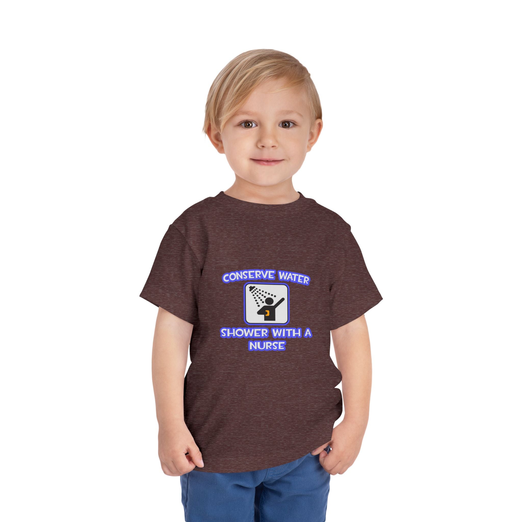 Conserve Water .. Shower With a Nurse - Toddler Short Sleeve Tee