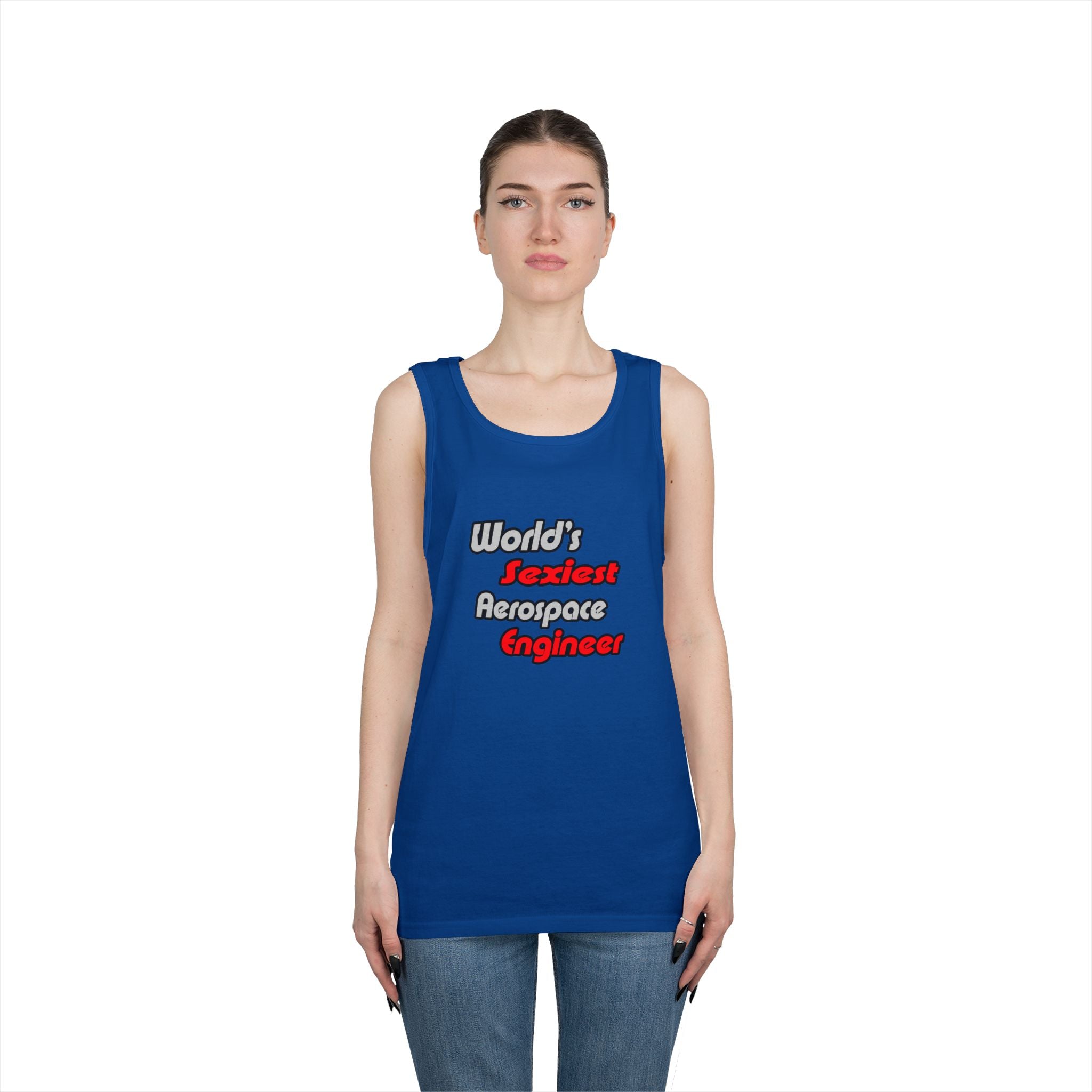 World's Sexiest Aerospace Engineer - Unisex Heavy Cotton Tank Top
