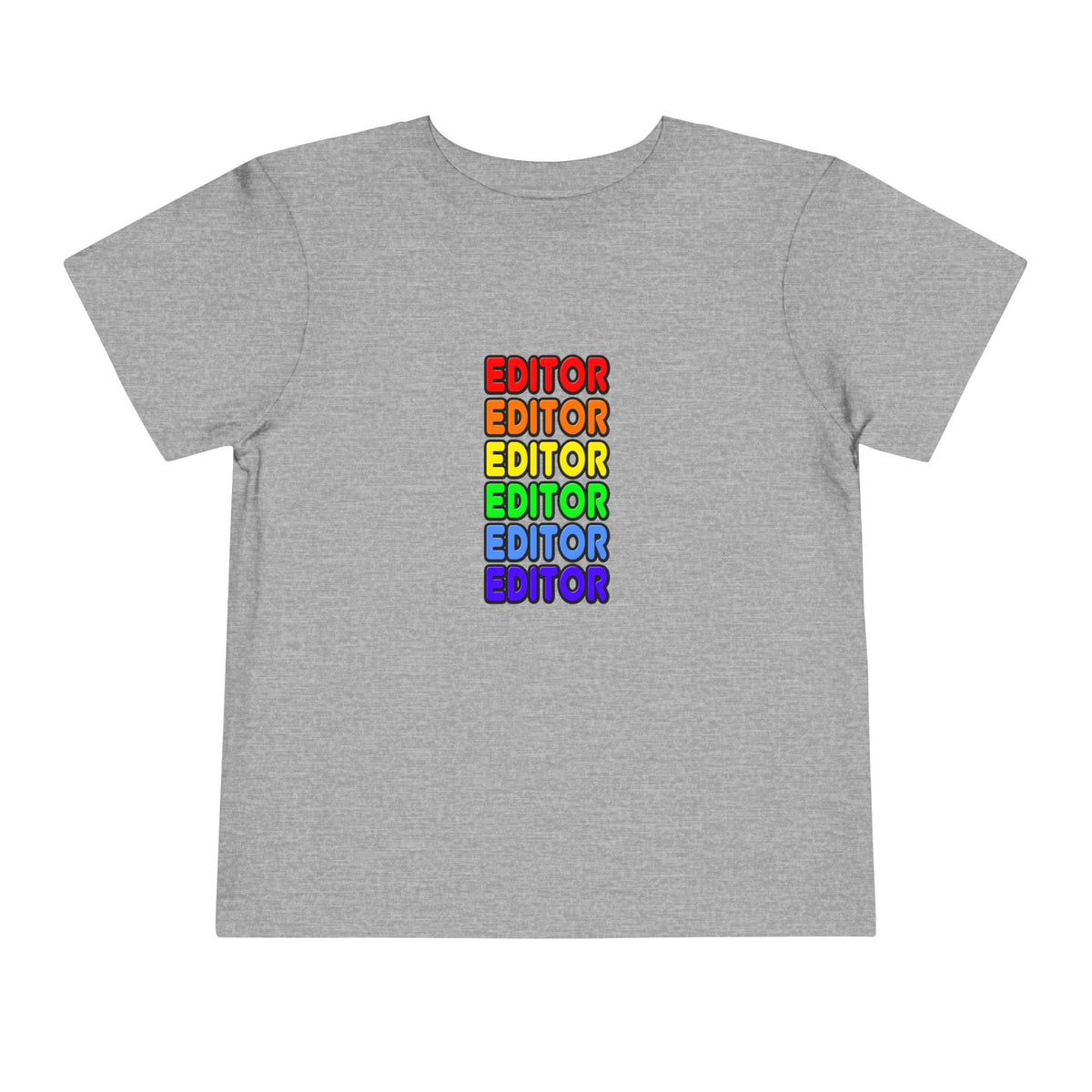 Rainbow Editor - Toddler Short Sleeve Tee