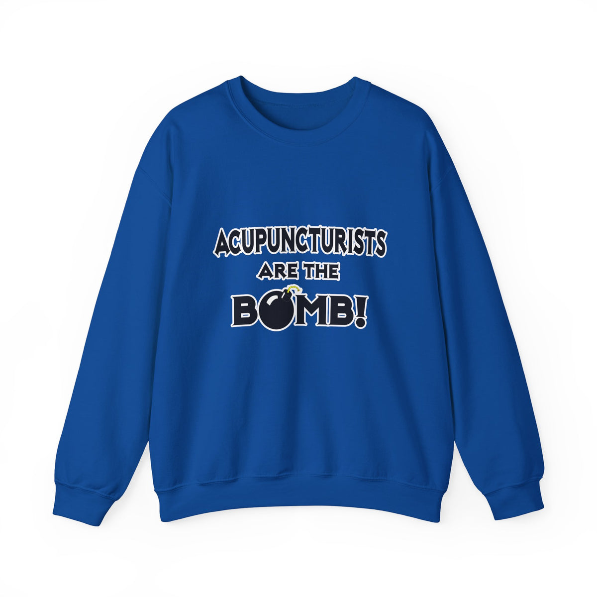Acupuncturists Are The Bomb! - Unisex Heavy Blend™ Crewneck Sweatshirt