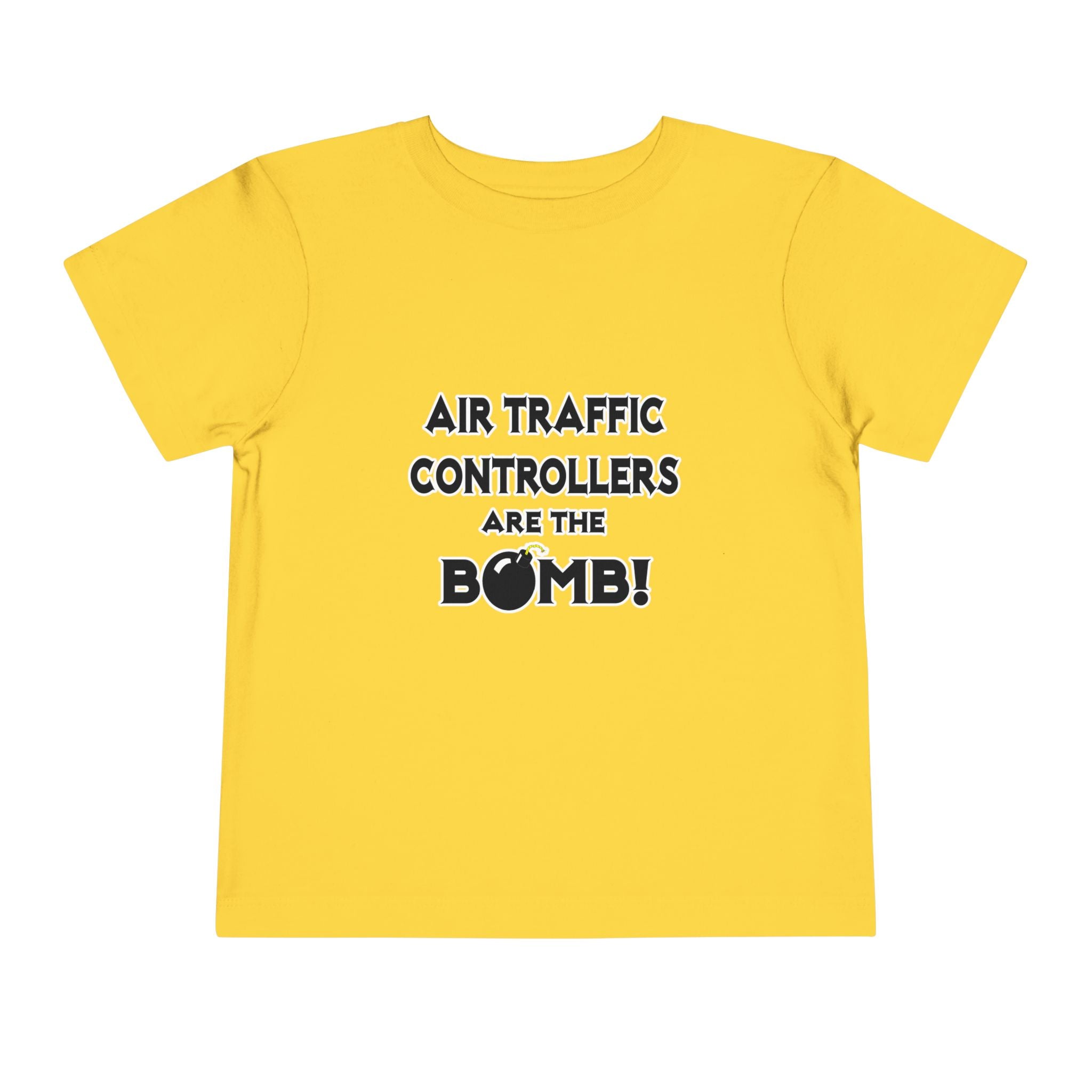 Air Traffic Controllers Are The Bomb! - Toddler Short Sleeve Tee