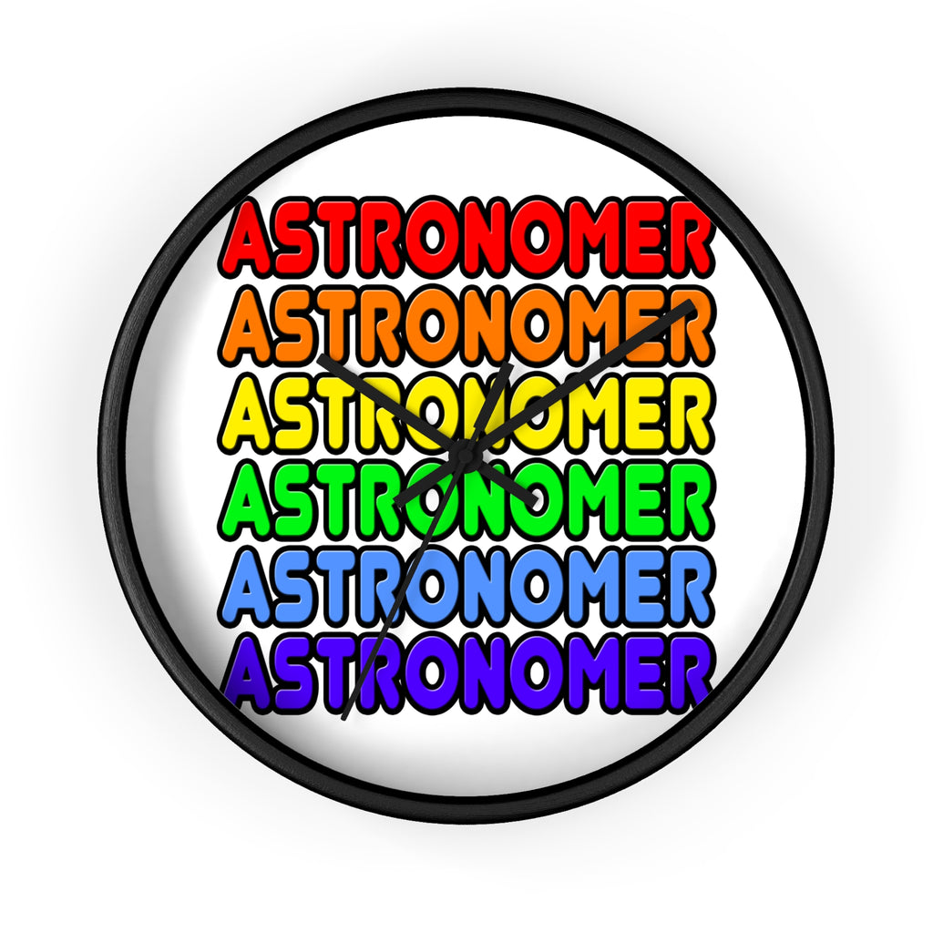 Rainbow Astronomer - Wall Clock