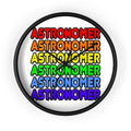 Rainbow Astronomer - Wall Clock