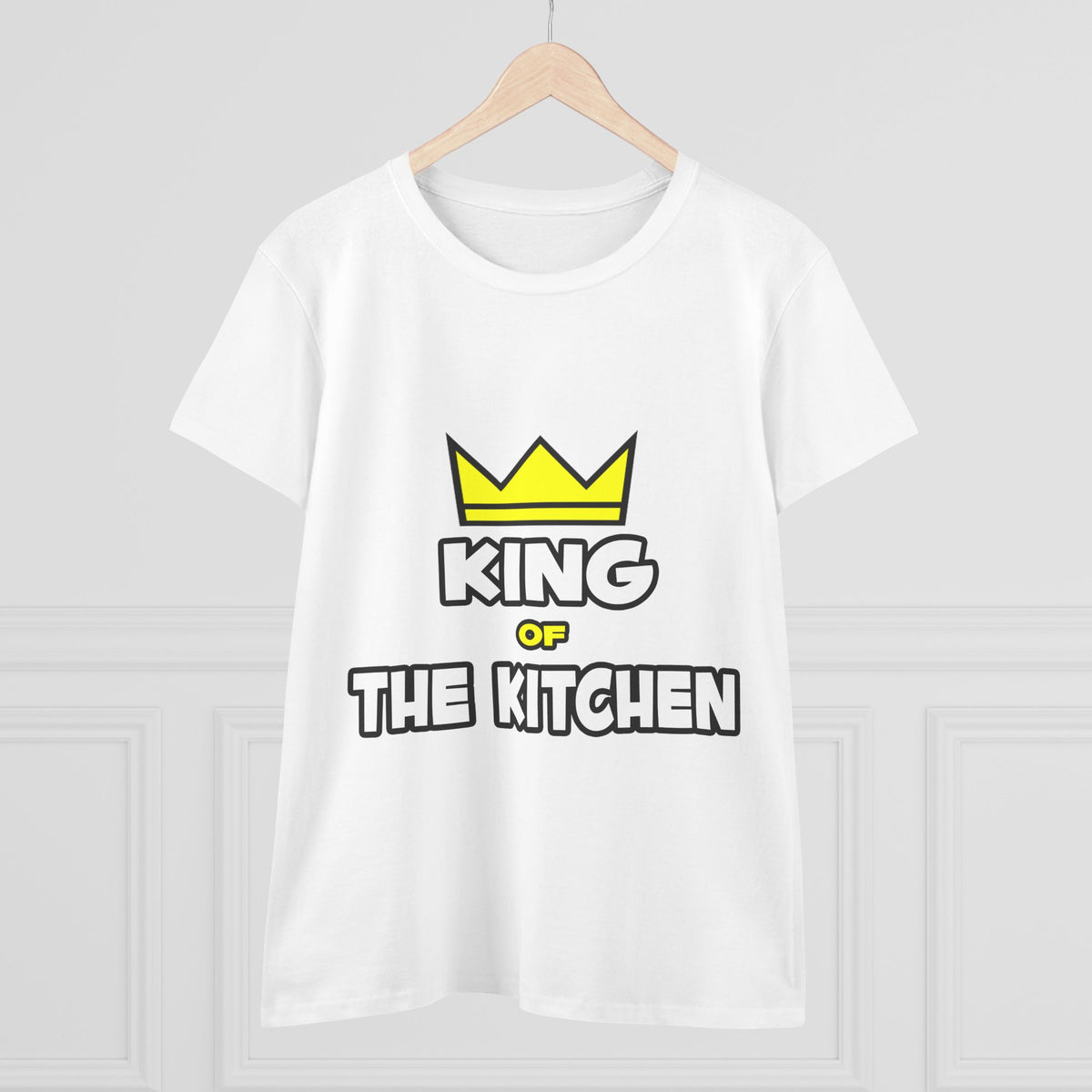 King of the Kitchen - Women's Midweight Cotton Tee