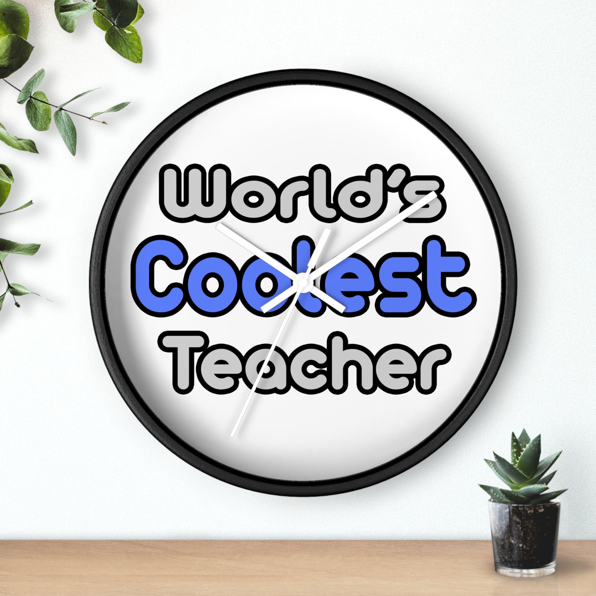 World's Coolest Teacher - Wall Clock