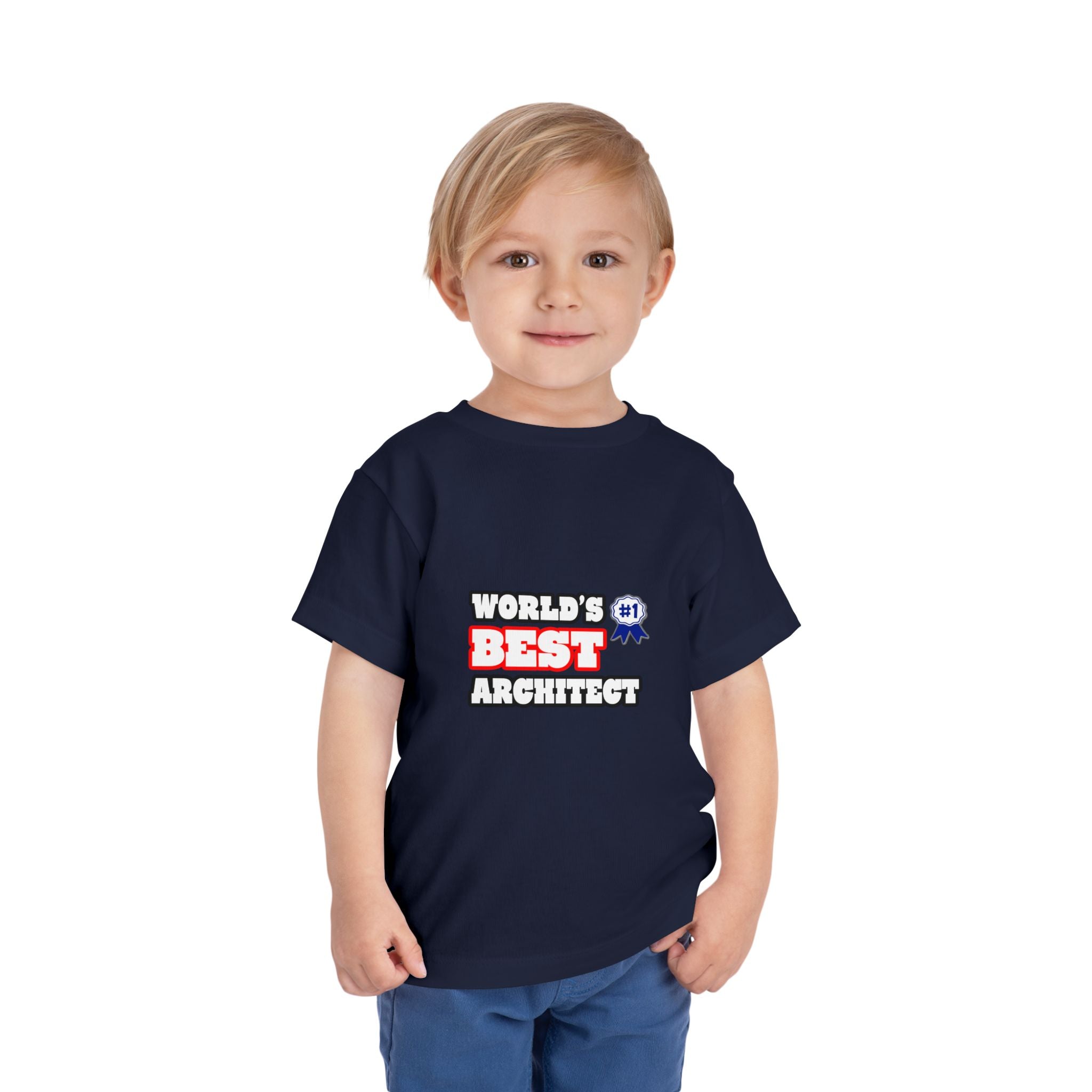 World's Best Architect - Toddler Short Sleeve Tee