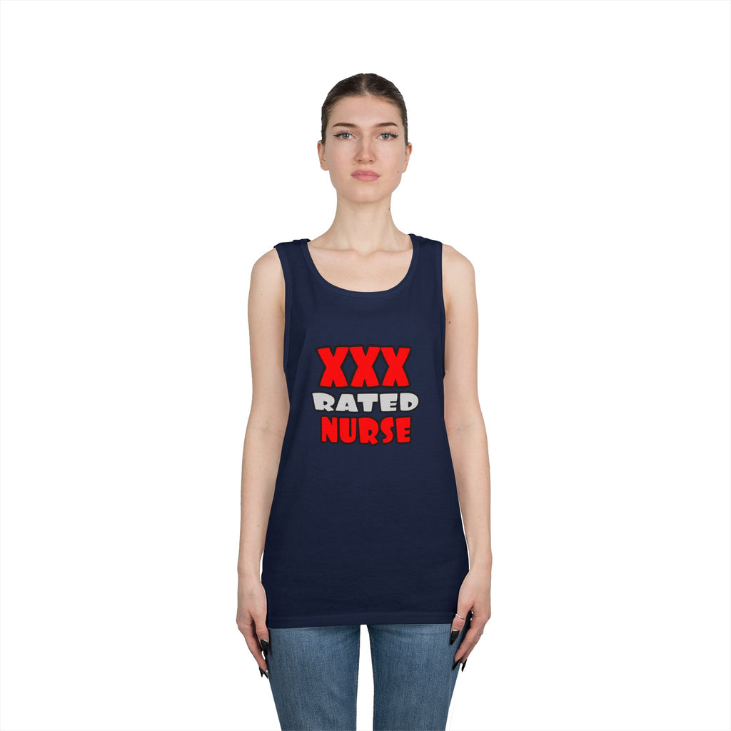 XXX Rated Nurse - Unisex Heavy Cotton Tank Top