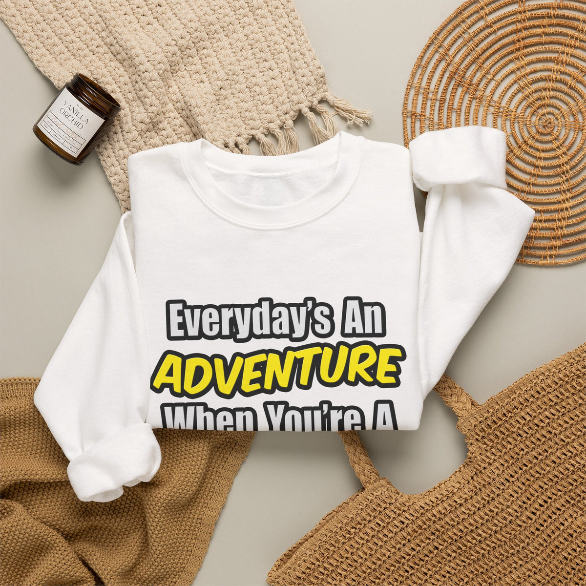 Everyday's An Adventure...Pediatric Nurse - Unisex Heavy Blend™ Crewneck Sweatshirt