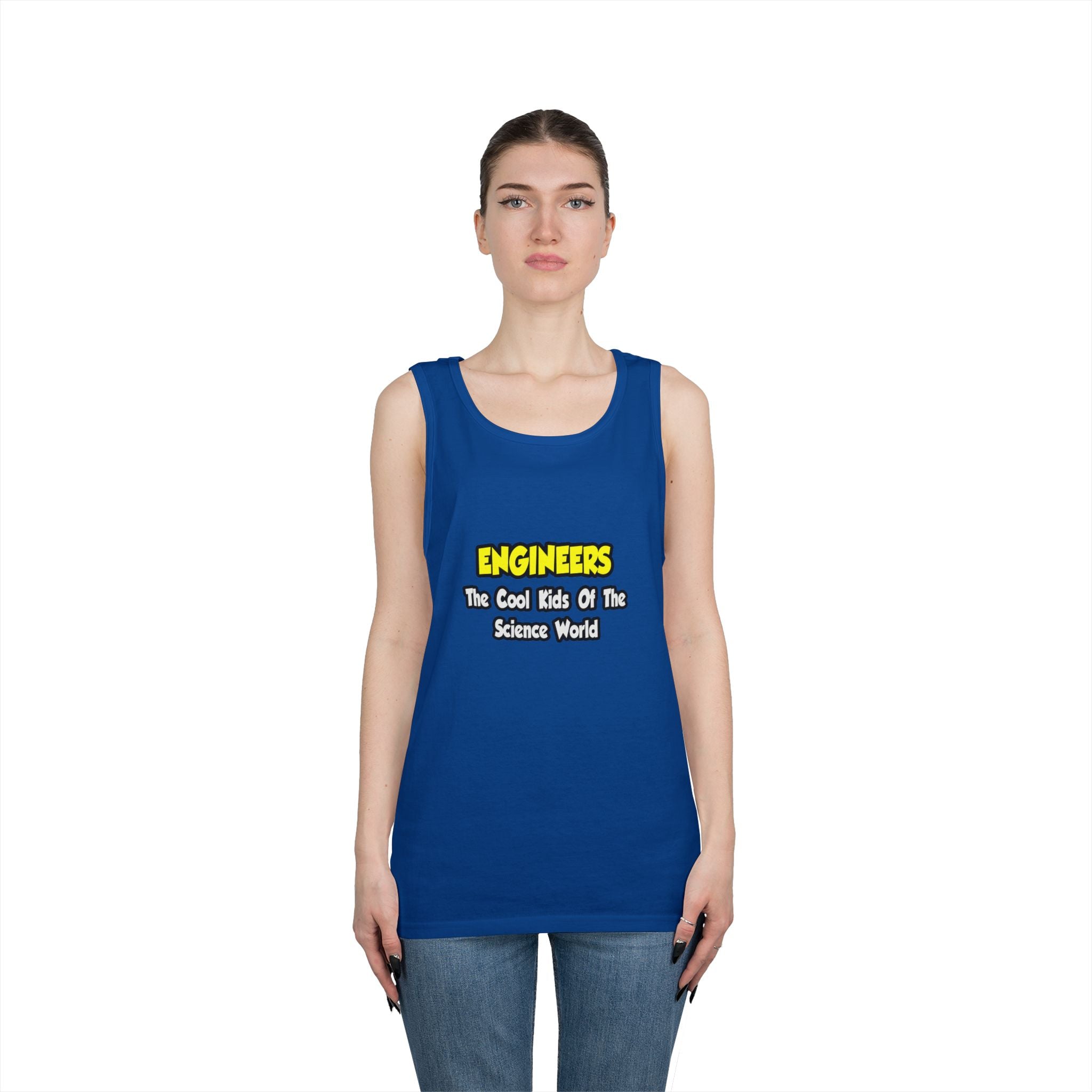 Engineers...Cool Kids of Science World - Unisex Heavy Cotton Tank Top