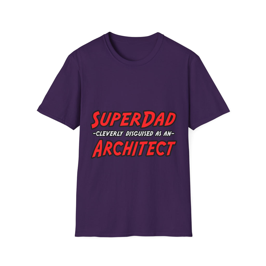 SuperDad...Architect - Unisex Softstyle T-Shirt