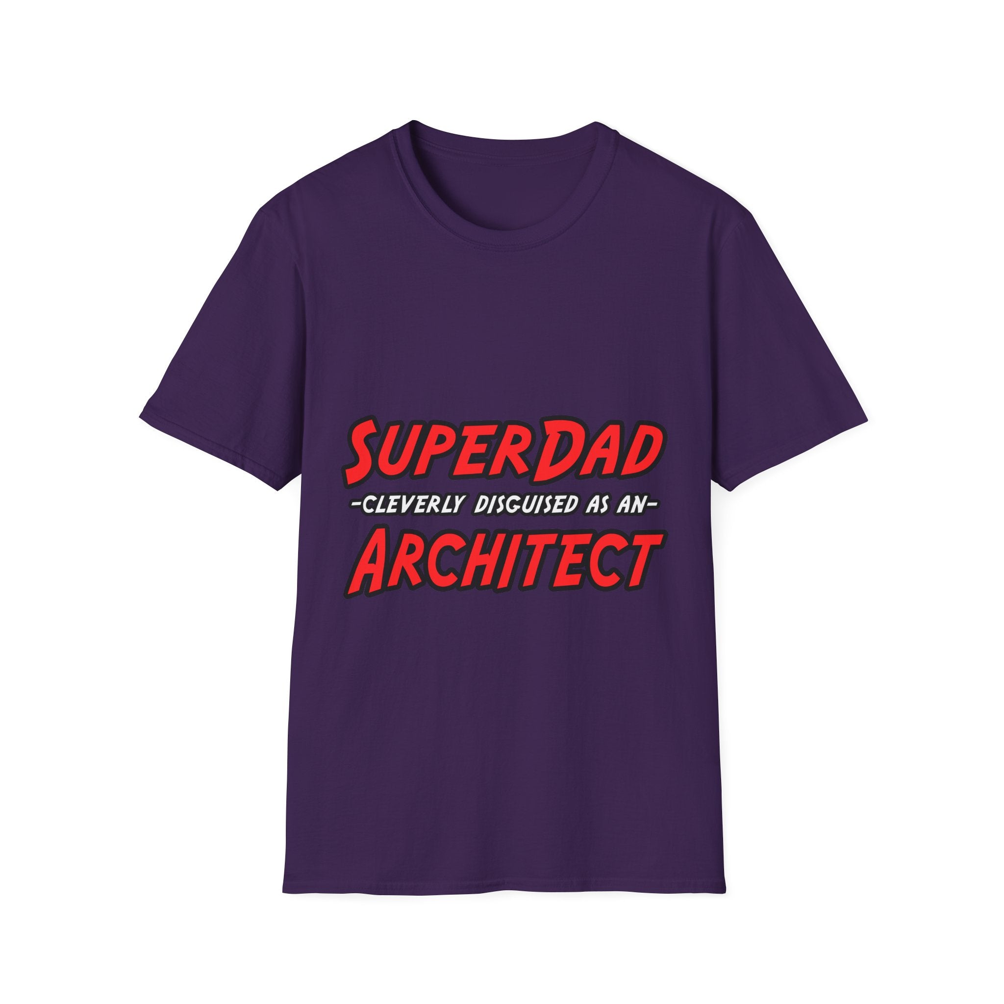SuperDad...Architect - Unisex Softstyle T-Shirt
