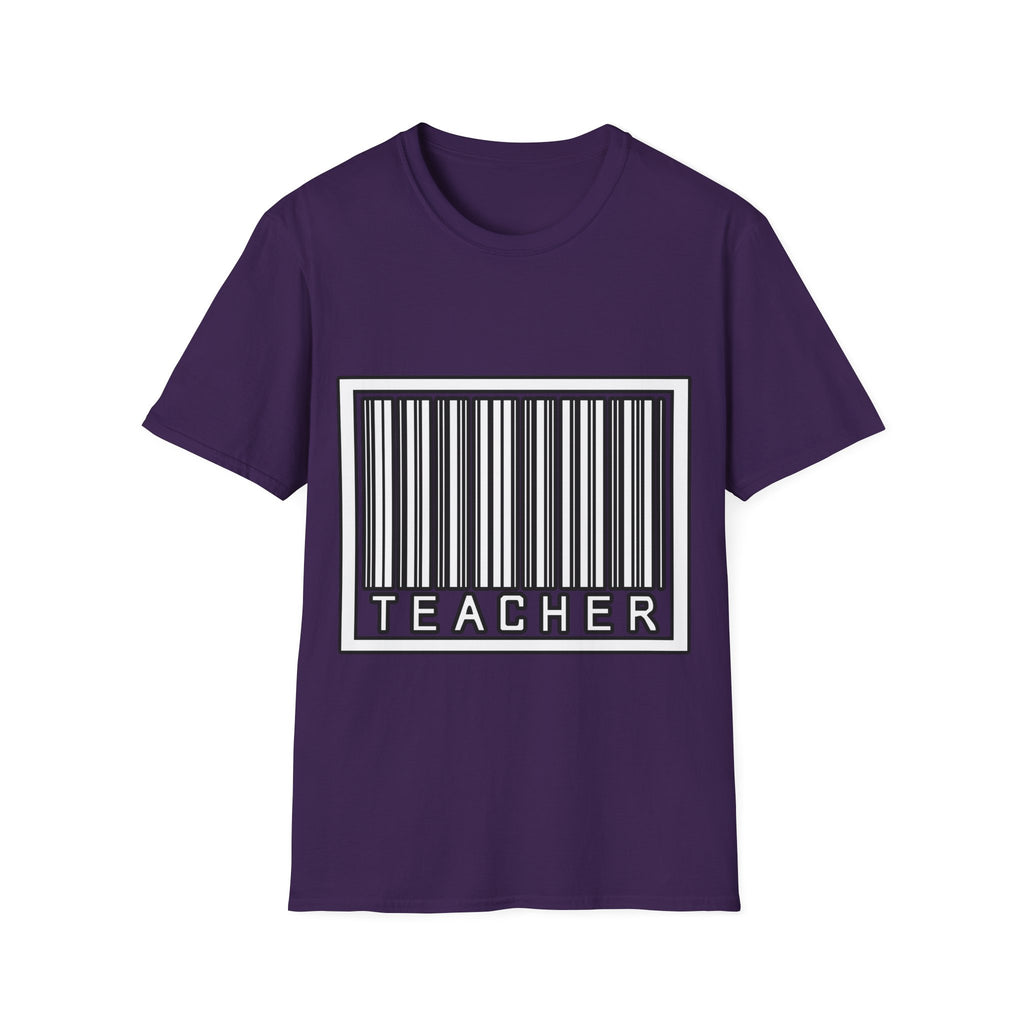 Barcode Teacher - Unisex Softstyle T-Shirt
