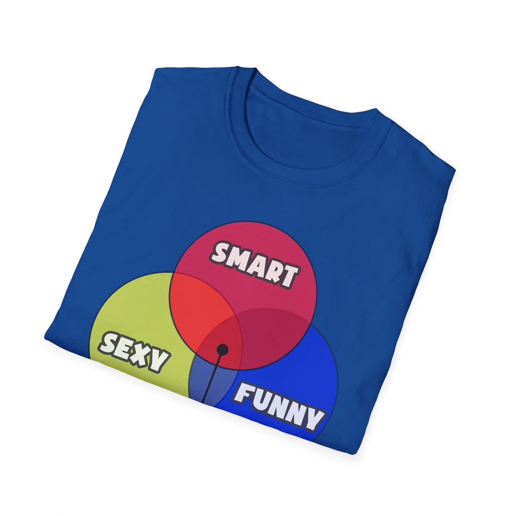 Venn Diagram .. Cardiologists - Unisex Softstyle T-Shirt