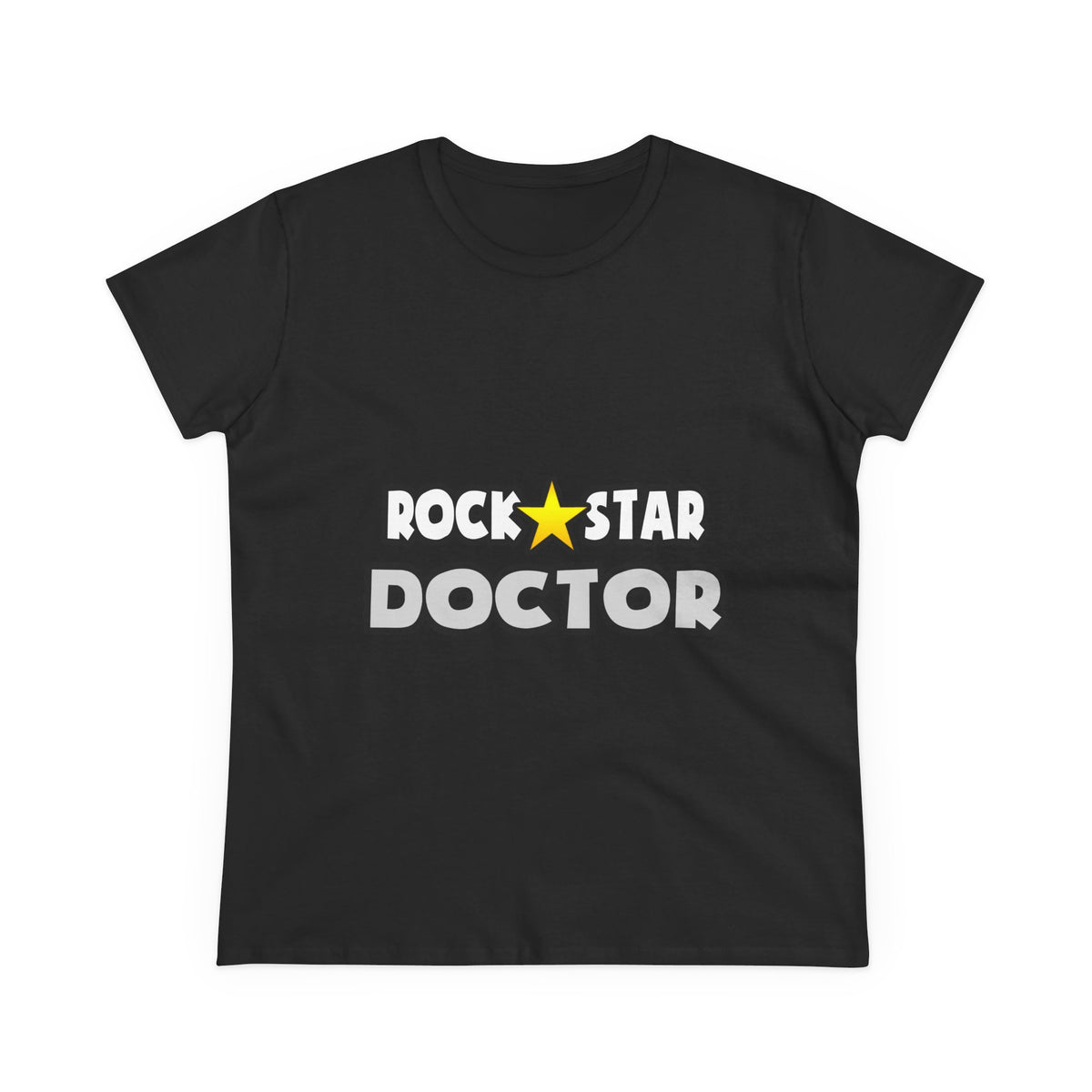 Rock Star Doctor (2) - Women's Midweight Cotton Tee