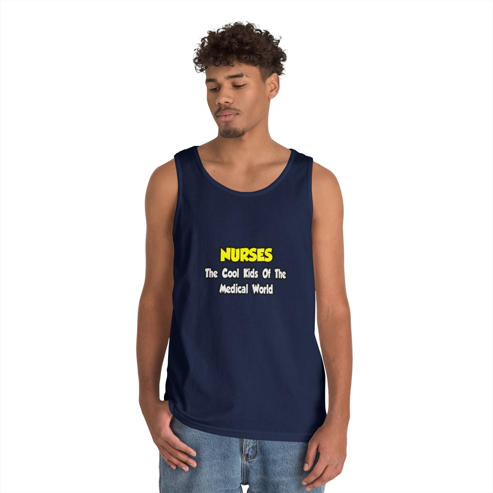 Nurses...Cool Kids of Medical World - Unisex Heavy Cotton Tank Top