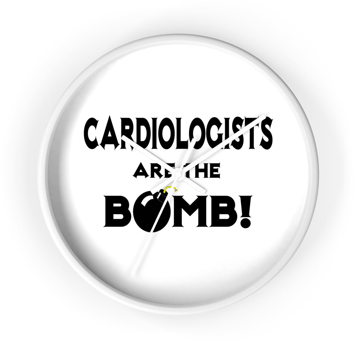 Cardiologists Are The Bomb! - Wall Clock