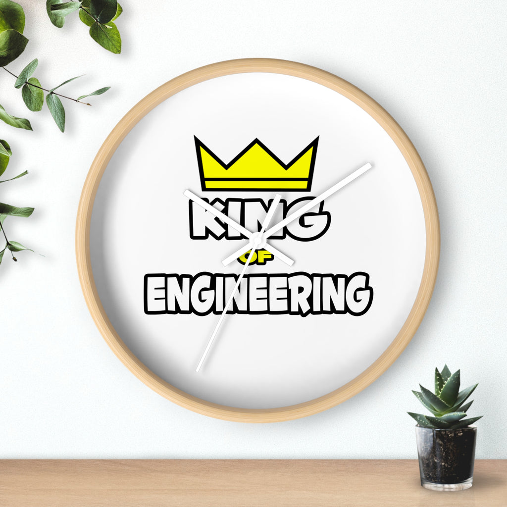 King of Engineering - Wall Clock