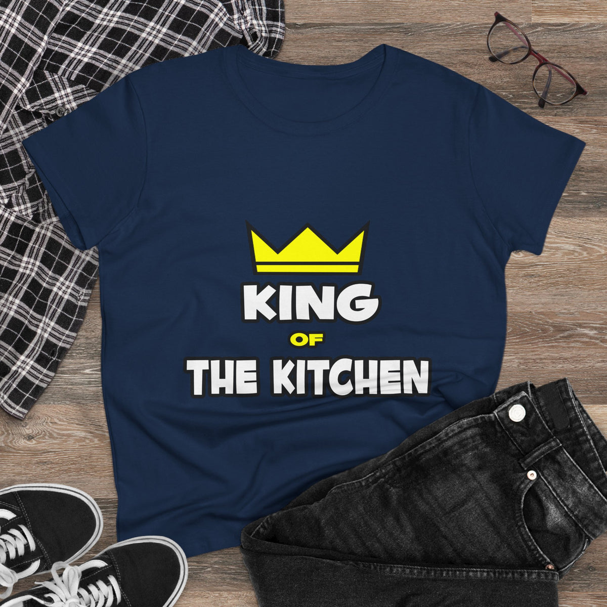 King of the Kitchen - Women's Midweight Cotton Tee