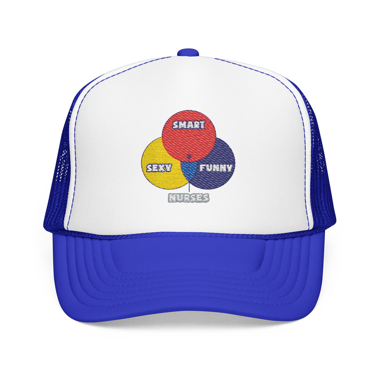 Venn Diagram .. Nurses - Foam Trucker Hat