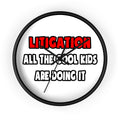 Funny Attorney Shirts and Gifts - Wall Clock