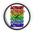 Rainbow Actuary - Wall Clock