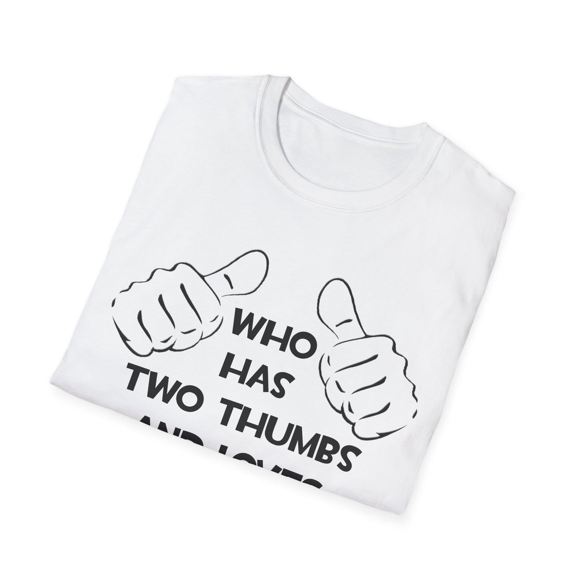 Two Thumbs and Loves Farming - Unisex Softstyle T-Shirt