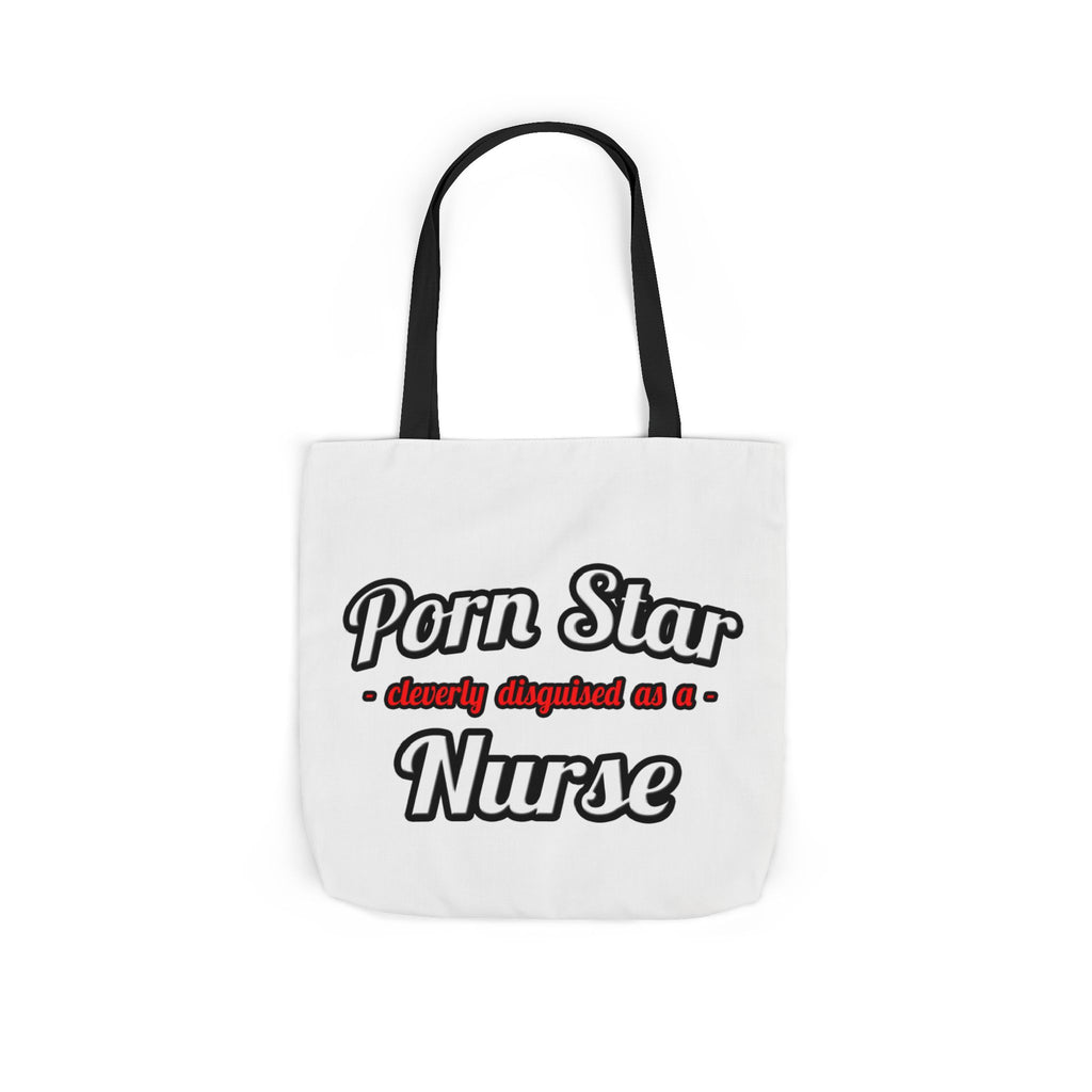 Porn Star...Nurse - Canvas Tote Bag, 5-Color Straps