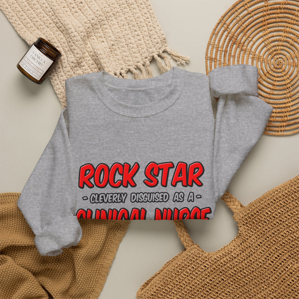 Rock Star .. Clinical Nurse Specialist - Unisex Heavy Blend™ Crewneck Sweatshirt