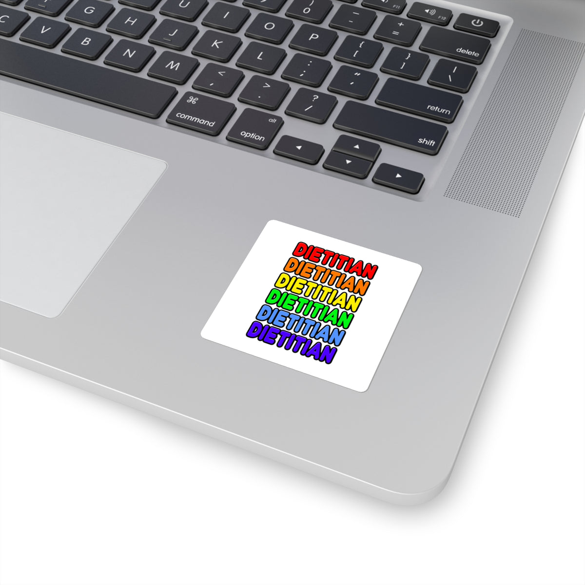 Rainbow Dietitian - Square Stickers
