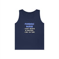 Miracles and Forensic Nurses - Unisex Heavy Cotton Tank Top