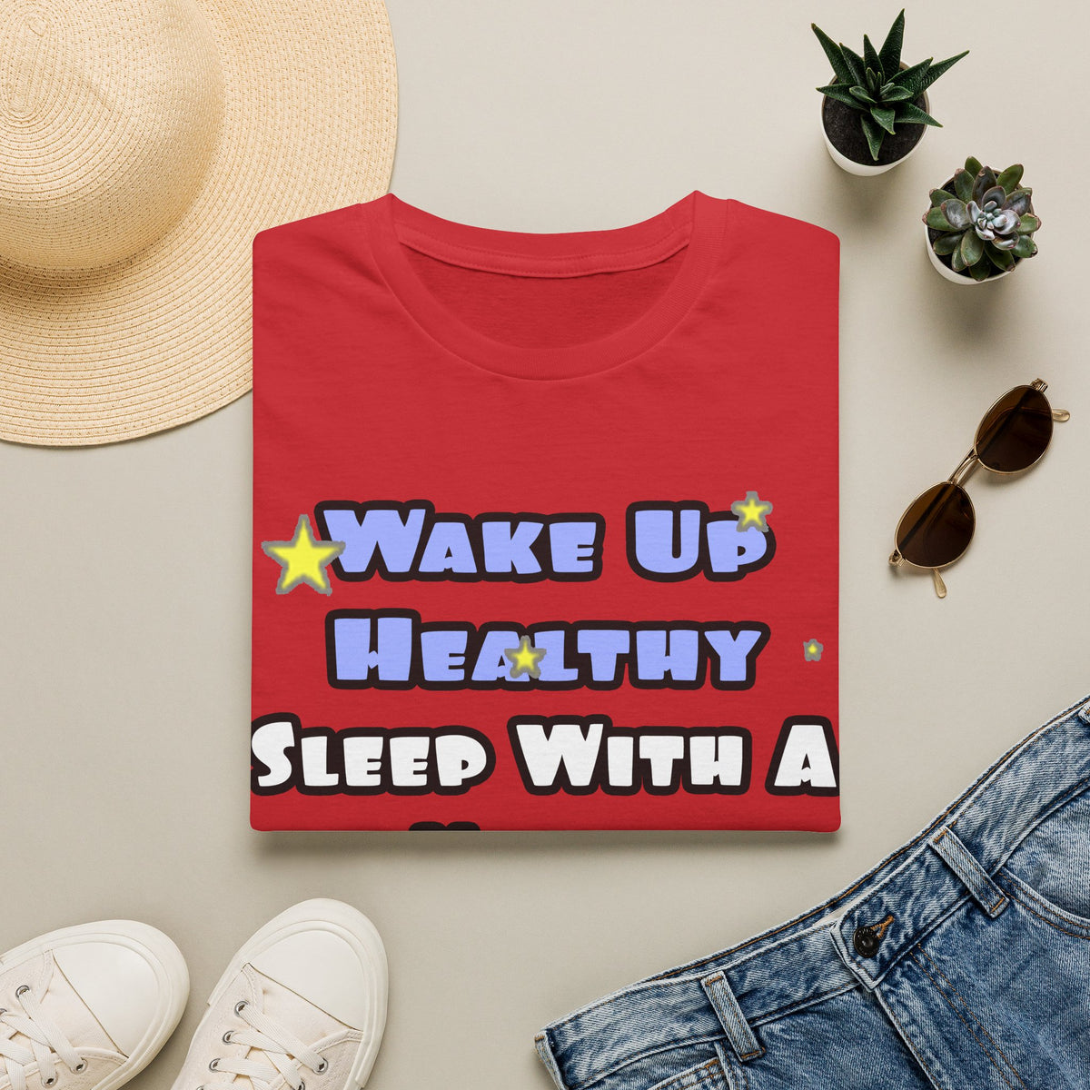 Wake Up Healthy...Sleep With a Nurse Anesthetist - Unisex Softstyle T-Shirt