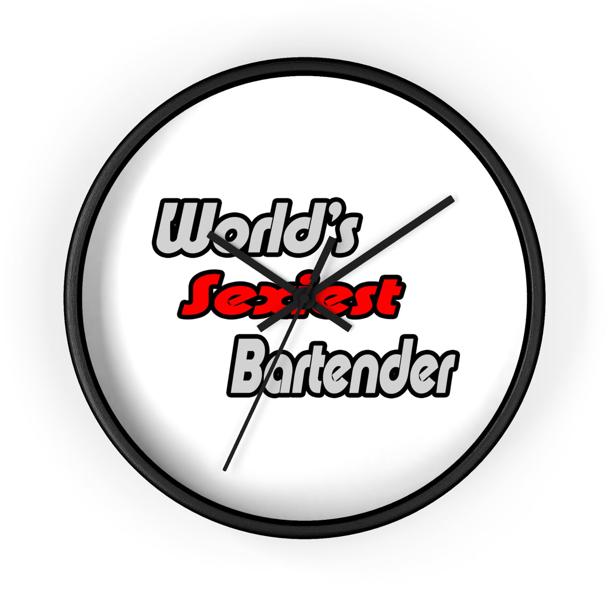 World's Sexiest Bartender - Wall Clock