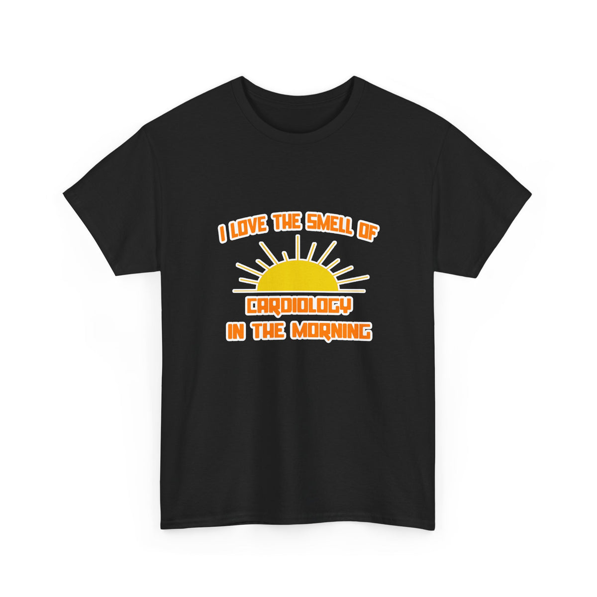 Smell of Cardiology in the Morning - Unisex Heavy Cotton Tee