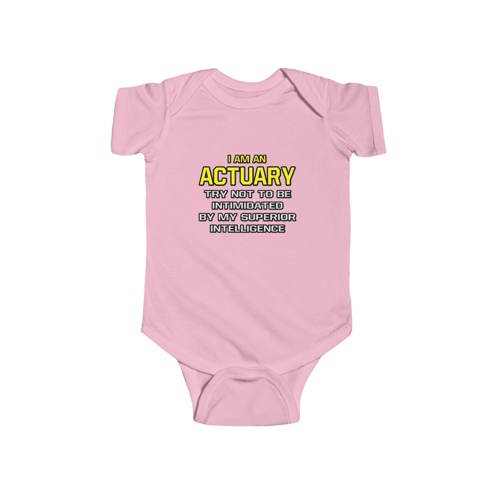 Actuary...Superior Intelligence - Infant Fine Jersey Bodysuit