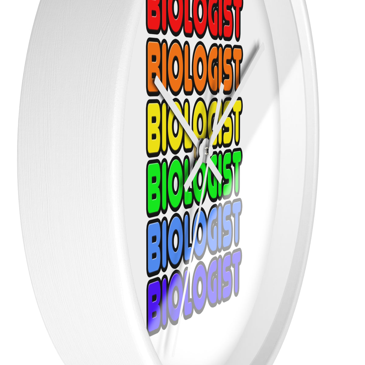 Rainbow Biologist - Wall Clock