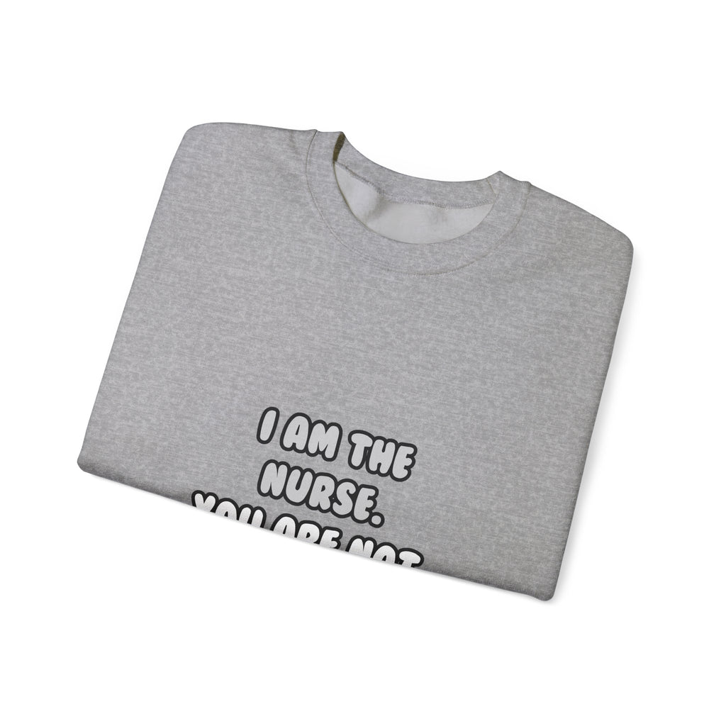 Deal With It ... Funny Nurse - Unisex Heavy Blend™ Crewneck Sweatshirt
