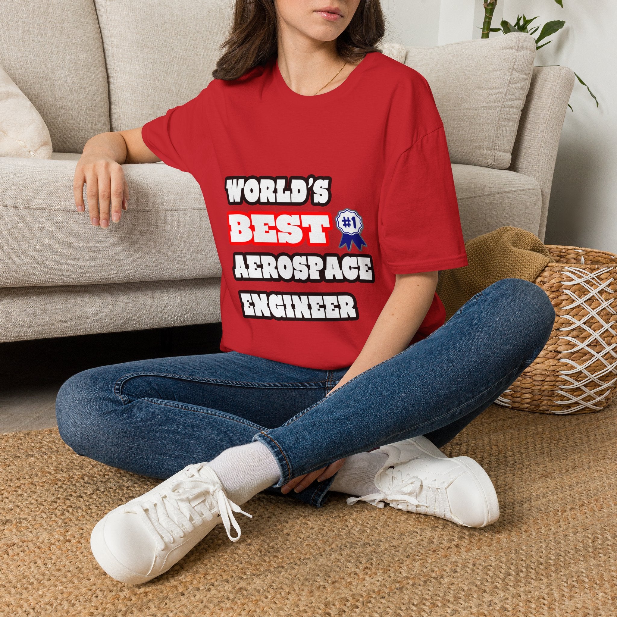 World's Best Aerospace Engineer - Unisex Softstyle T-Shirt