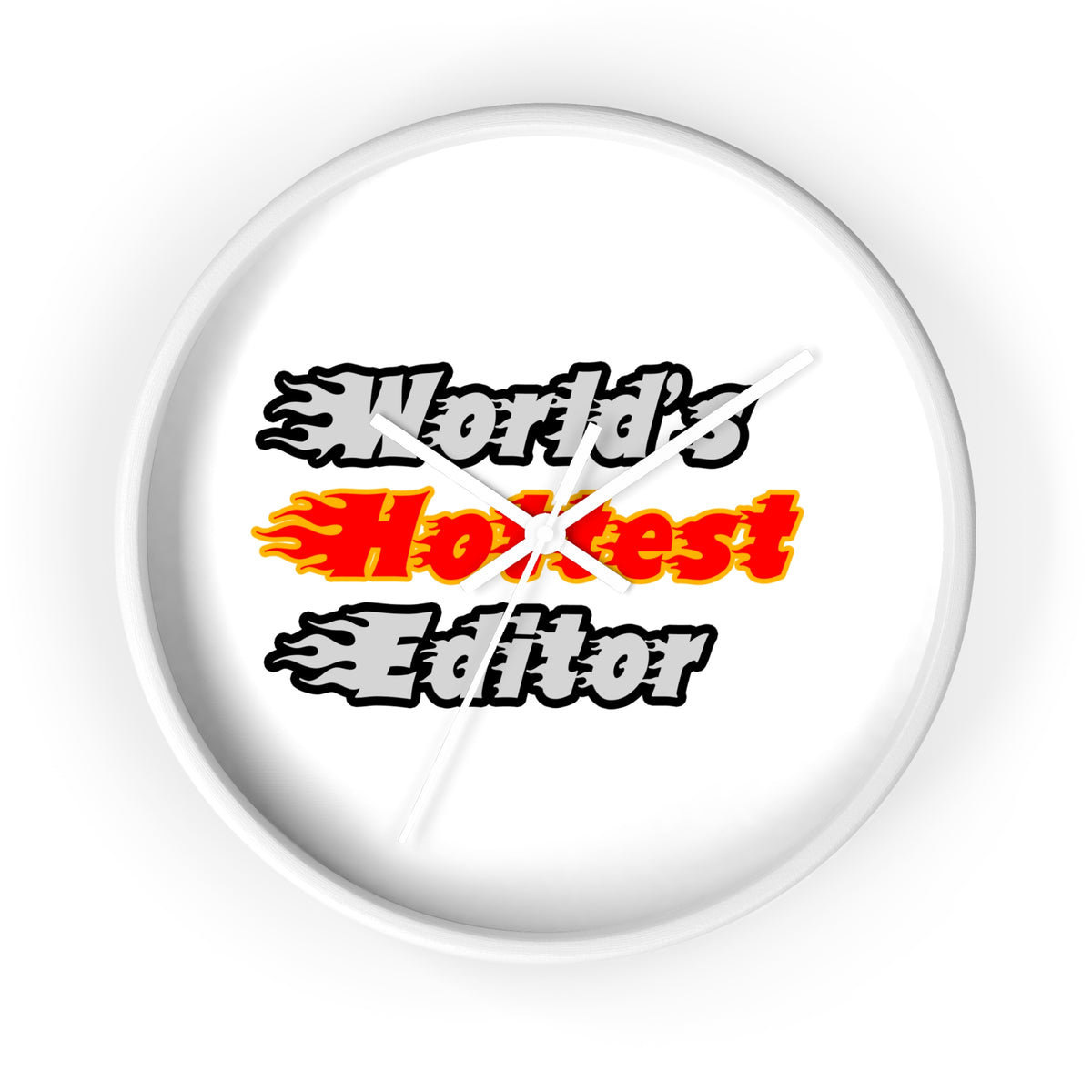 World's Hottest Editor - Wall Clock