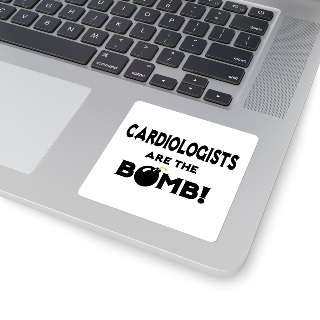 Cardiologists Are The Bomb! - Square Stickers
