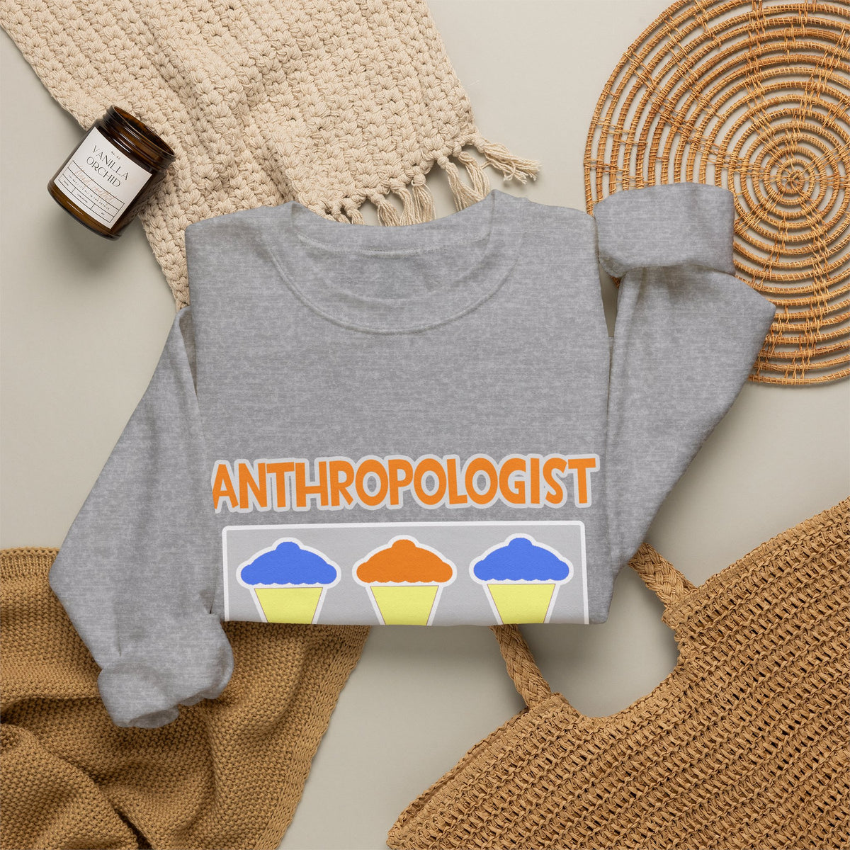 Anthropologist ... Will Work For Cupcakes - Unisex Heavy Blend™ Crewneck Sweatshirt