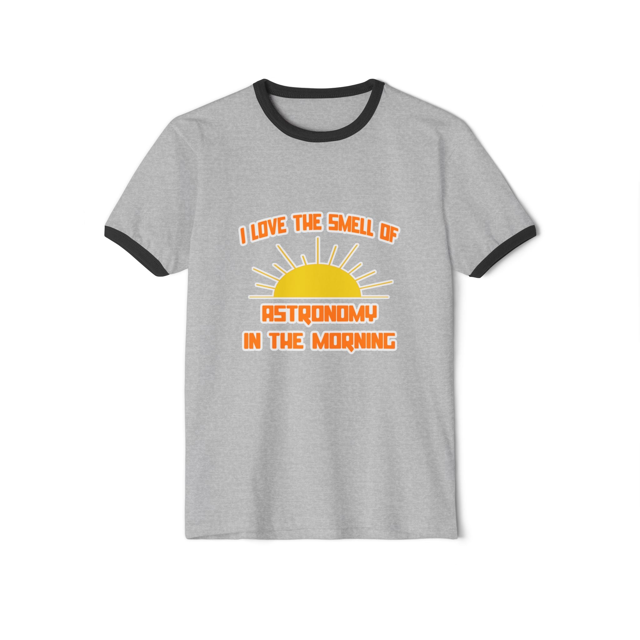 Smell of Astronomy in the Morning - Unisex Cotton Ringer T-Shirt