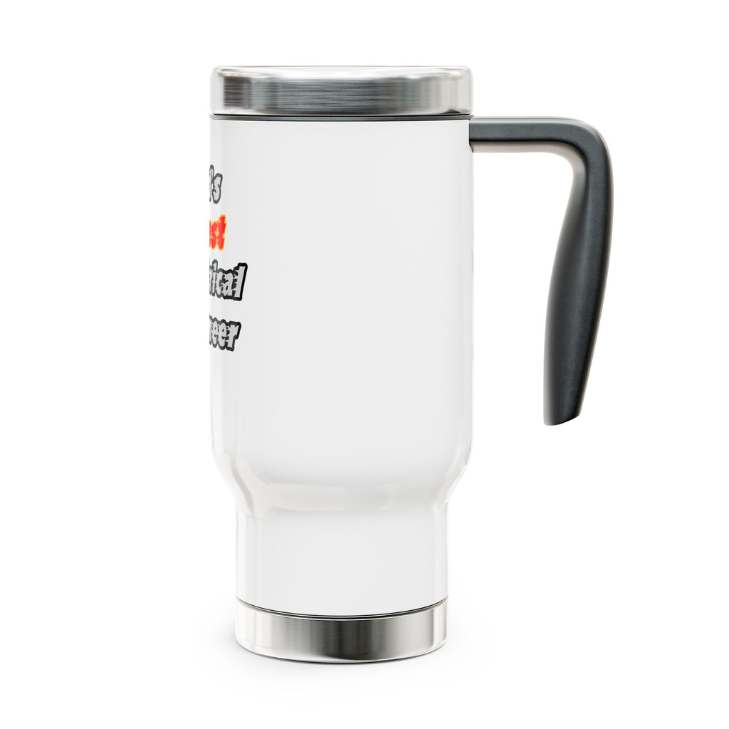 World's Hottest Electrical Engineer - Stainless Steel Travel Mug with Handle, 14oz