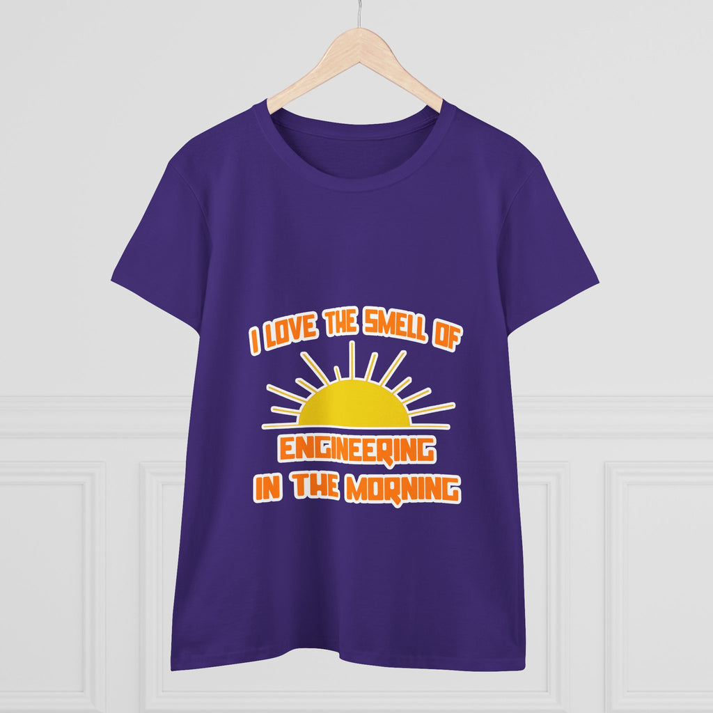 Smell of Engineering in the Morning - Women's Midweight Cotton Tee