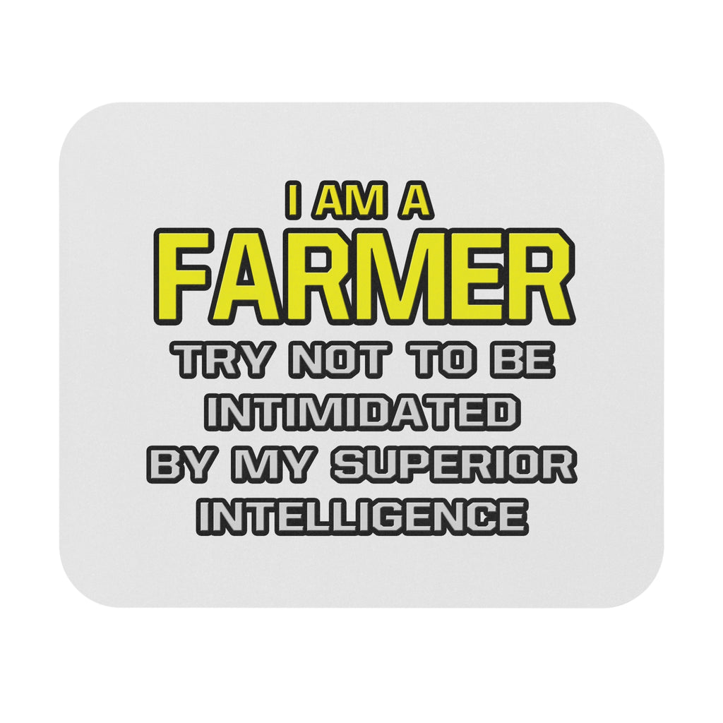 Farmer...Superior Intelligence - Mouse Pad (Rectangle)