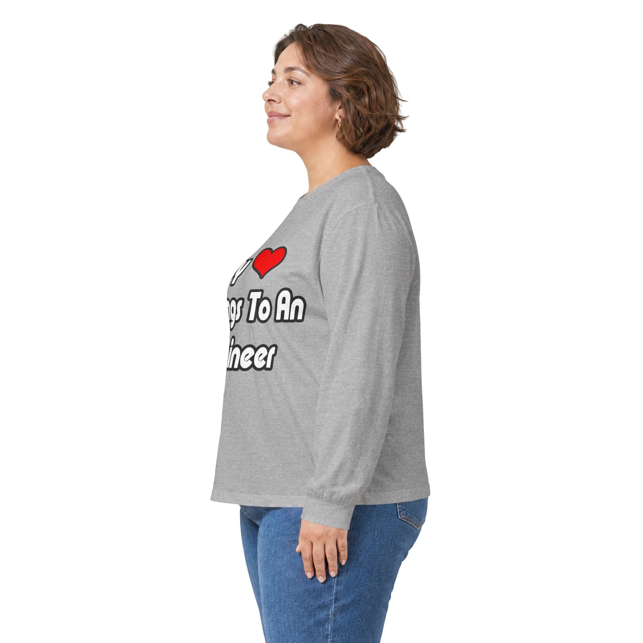 My Heart Belongs To An Engineer - Unisex Ultra Cotton Long Sleeve Tee