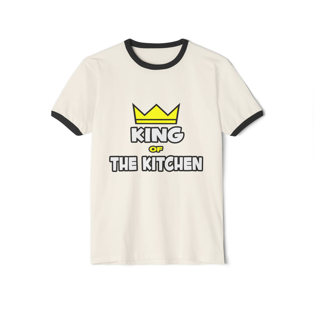 King of the Kitchen - Unisex Cotton Ringer T-Shirt