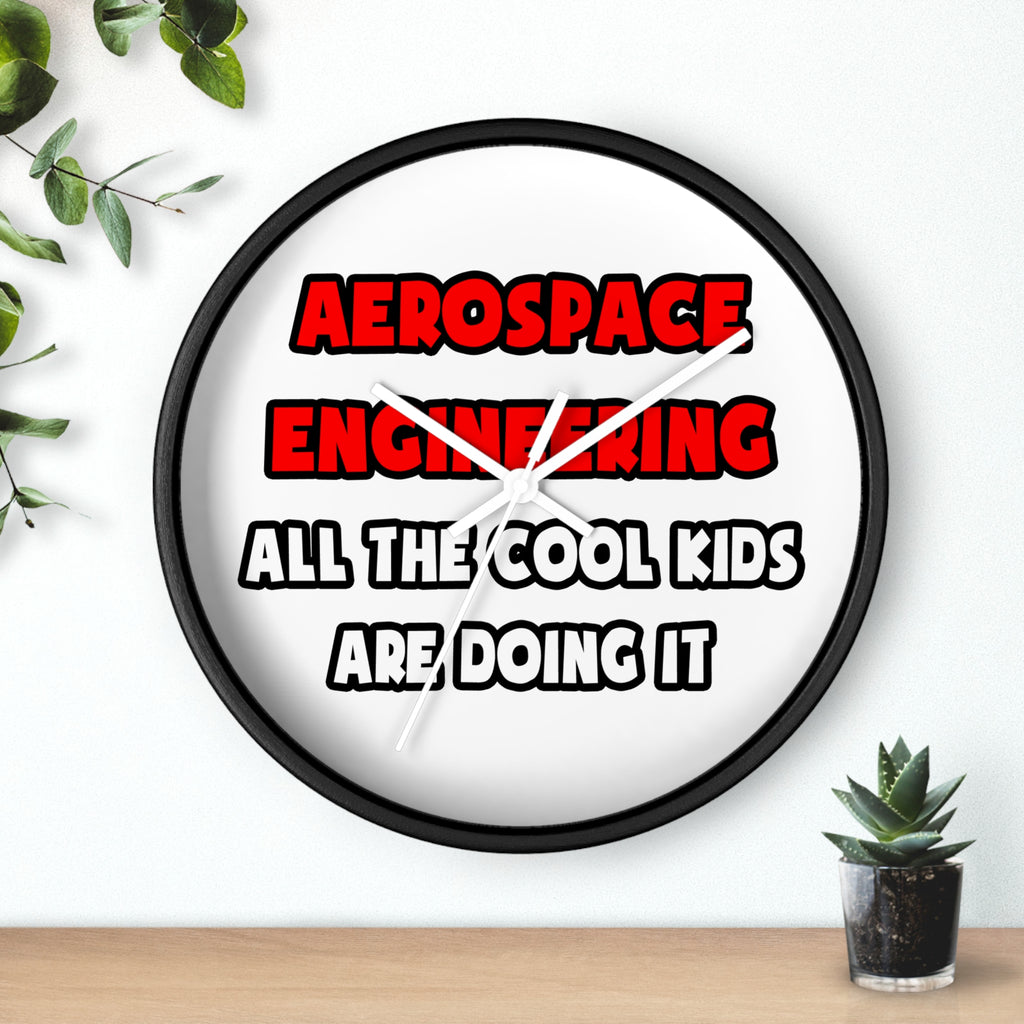 Funny Aerospace Engineer Shirts and Gifts - Wall Clock