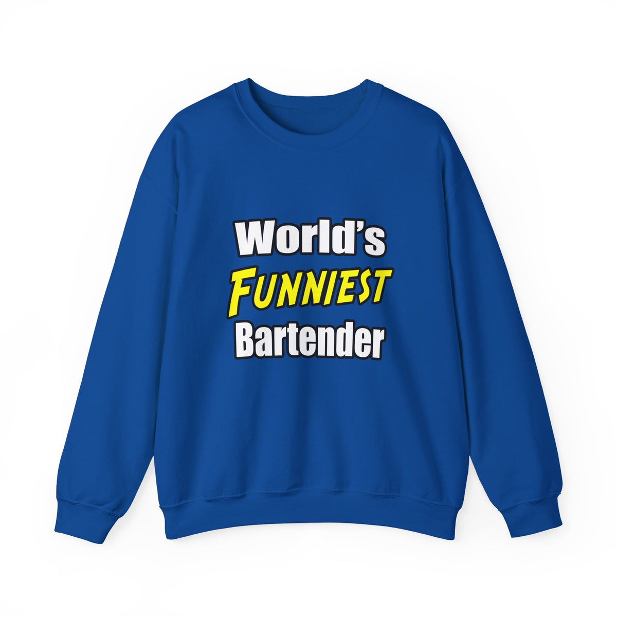 World's Funniest Bartender - Unisex Heavy Blend™ Crewneck Sweatshirt