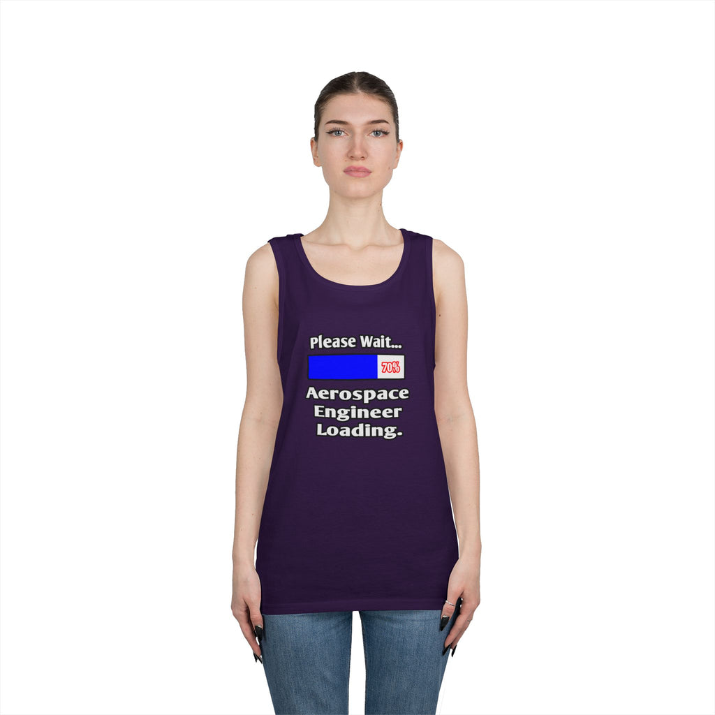 Please Wait...Aerospace Engineer Loading - Unisex Heavy Cotton Tank Top